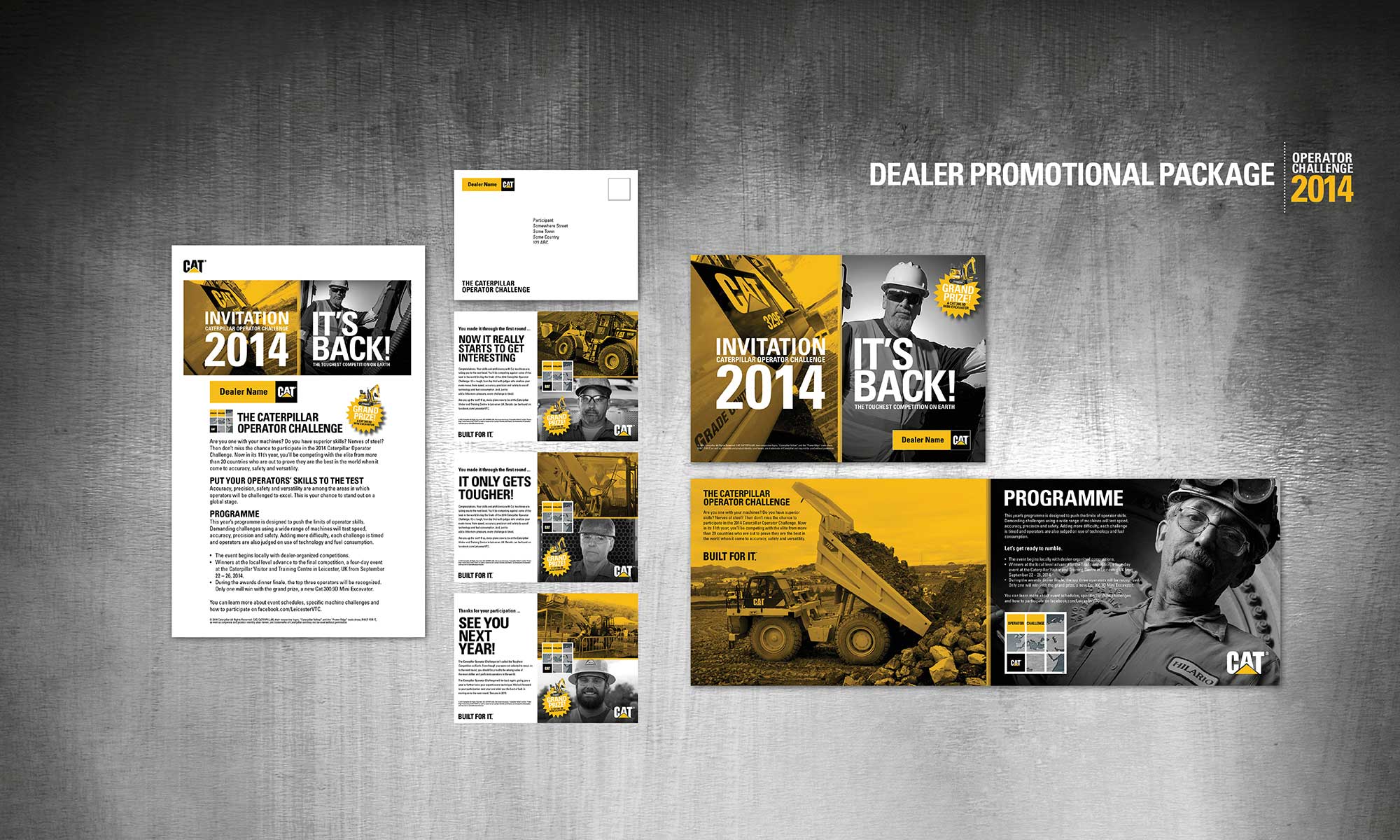 Dark Grey Europe - Caterpillar Operator Challenge