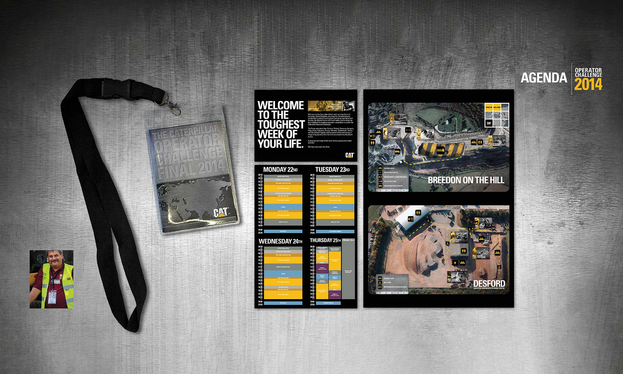 Dark Grey Europe - Caterpillar Operator Challenge