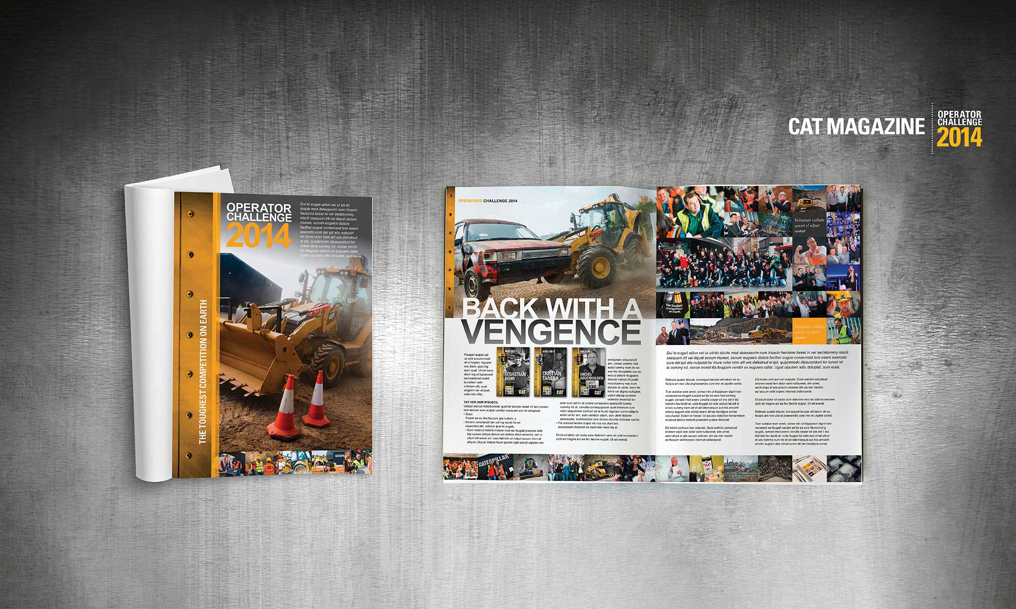 Dark Grey Europe - Caterpillar Operator Challenge