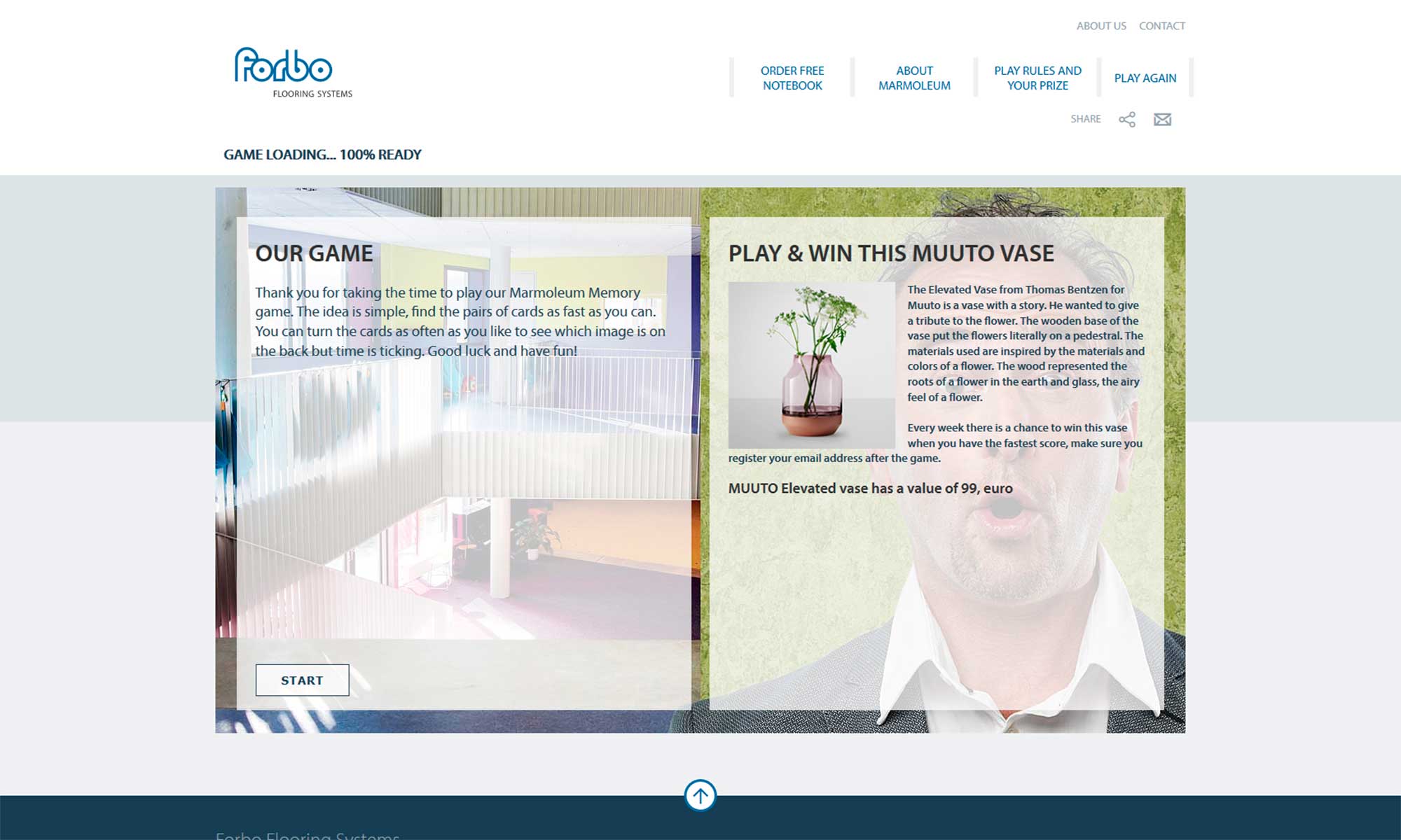 Forbo - Ohhh! Marmoleum lead generation campaign