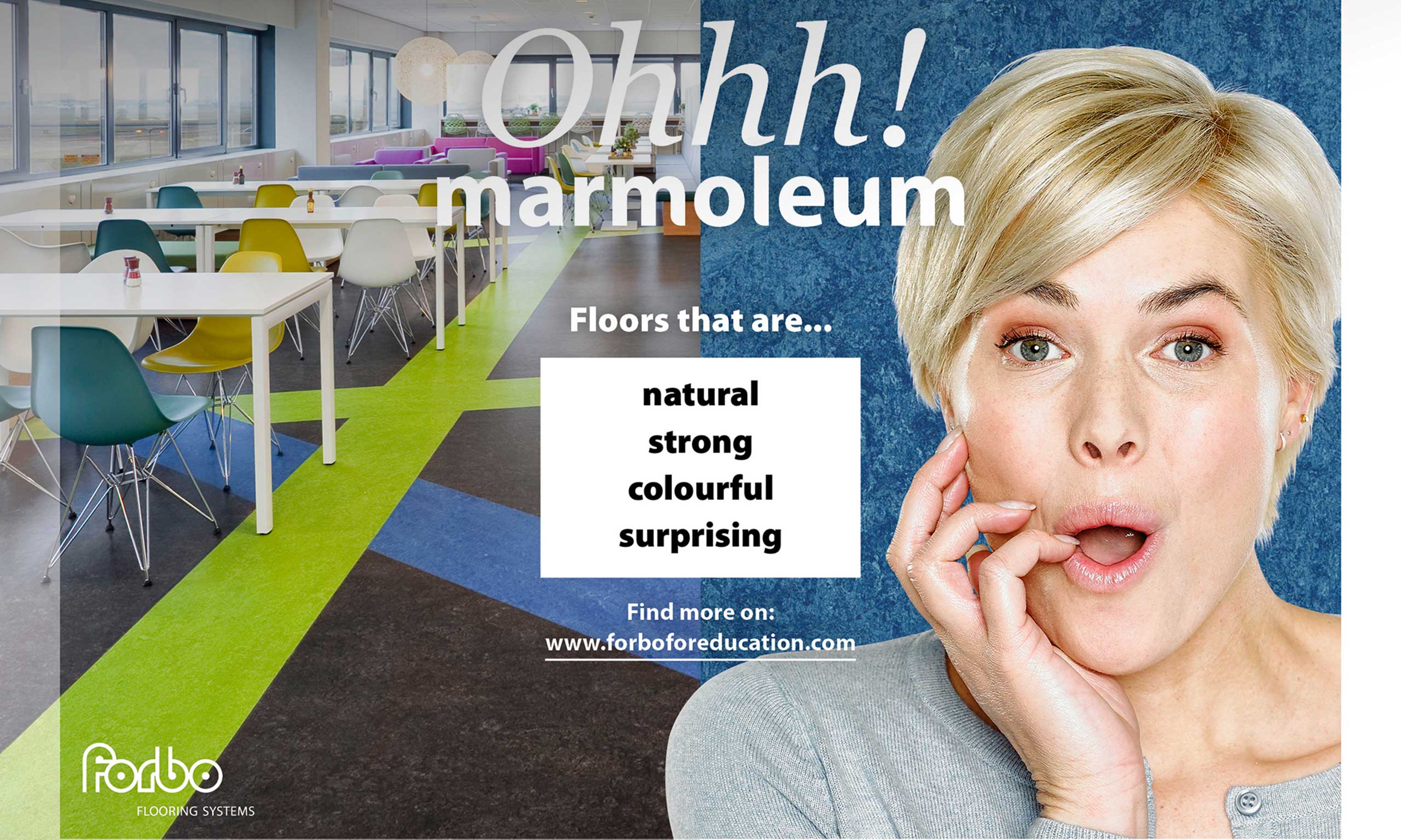 Dark Grey World - Forbo Ohhh! Marmoleum