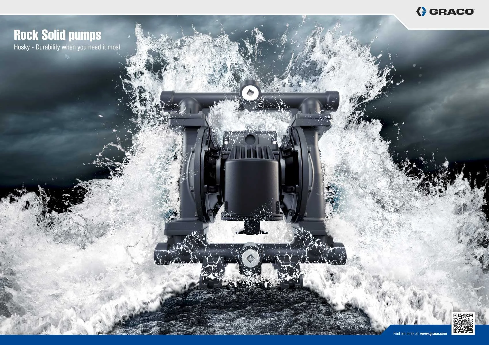 Dark Grey Europe - Graco Husky Pump