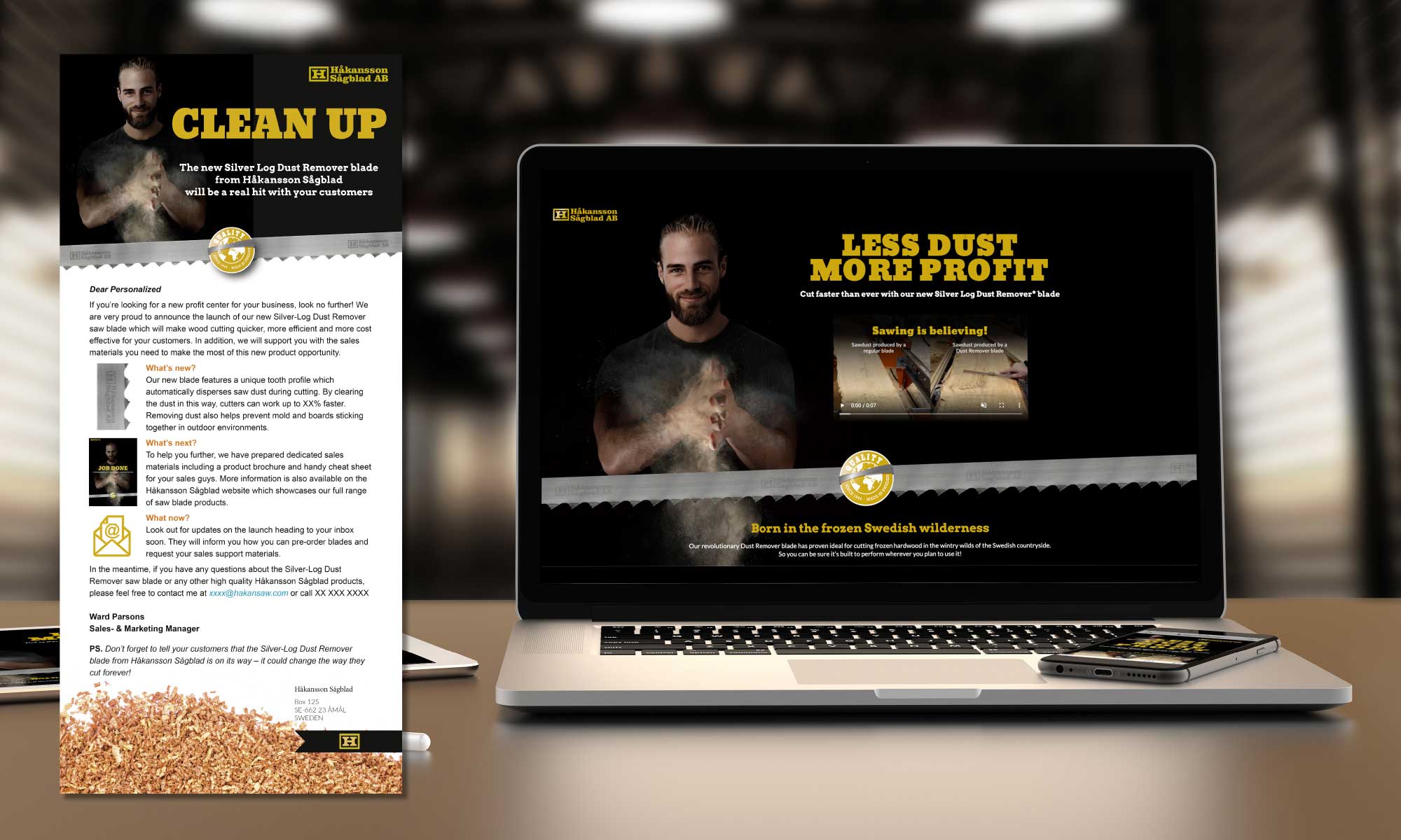 Håkansson Sågblad, Dust Remover