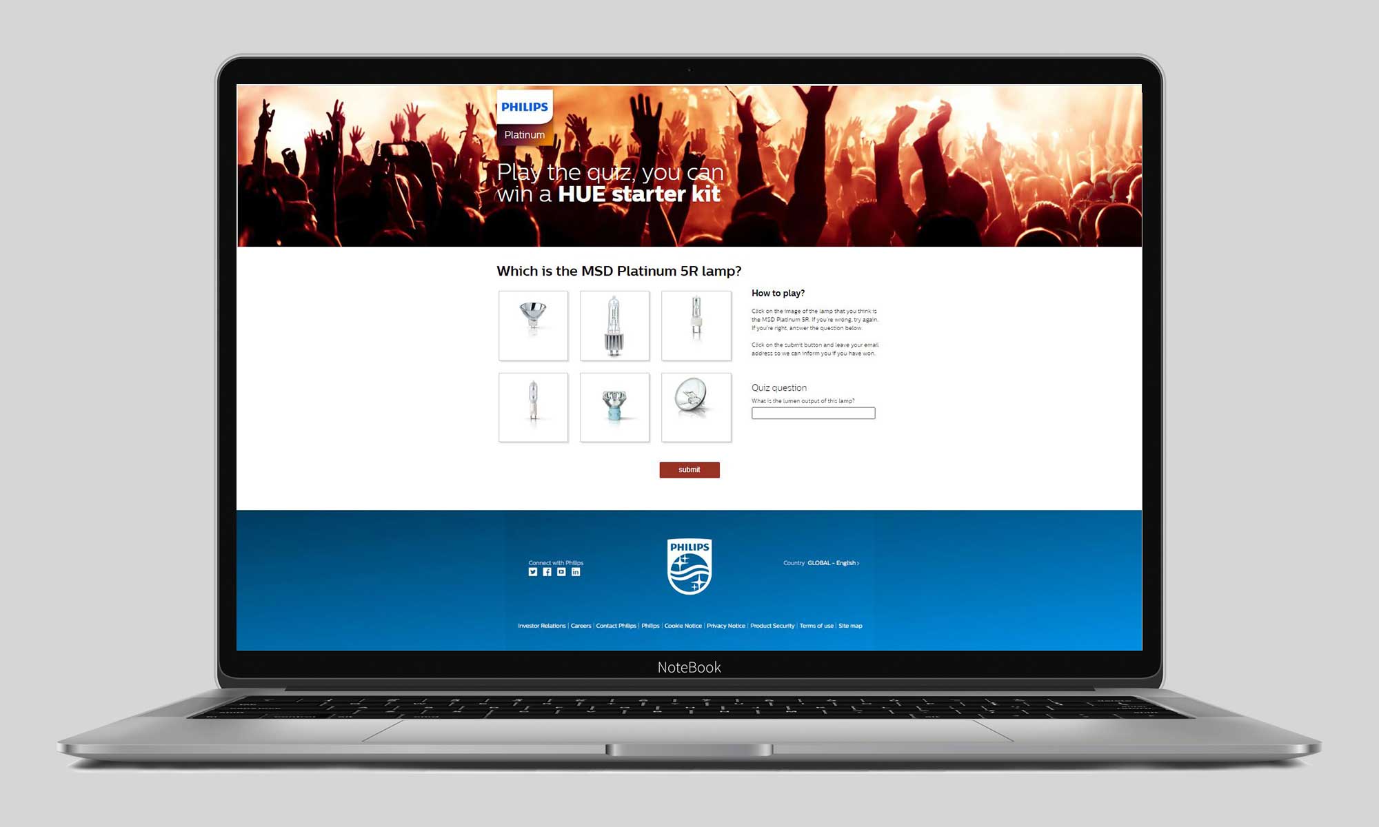 Dark Grey Europe - Philips - Digital Promotion Campaign