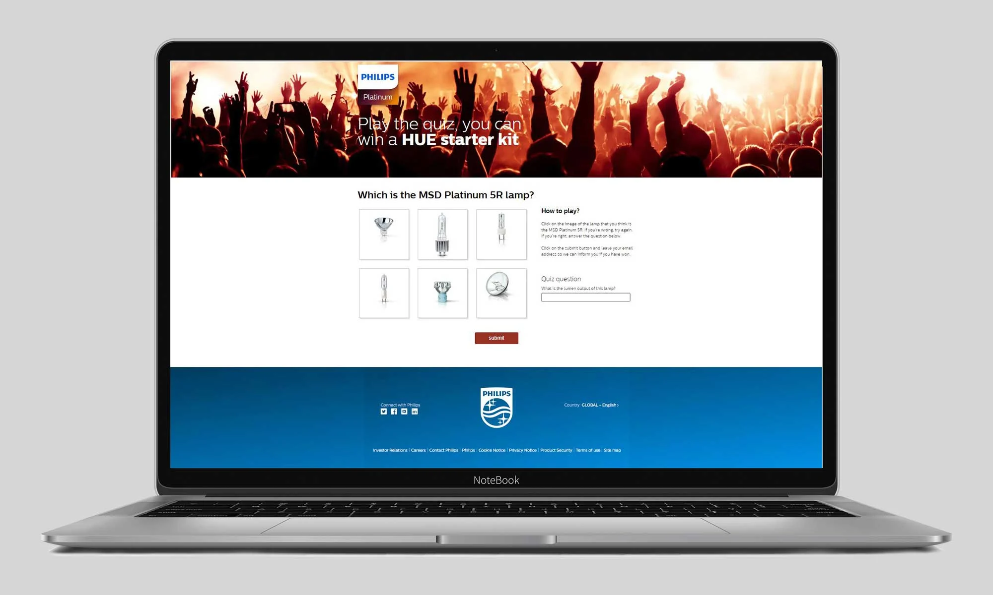 Dark Grey Europe - Philips - Digital Promotion Campaign