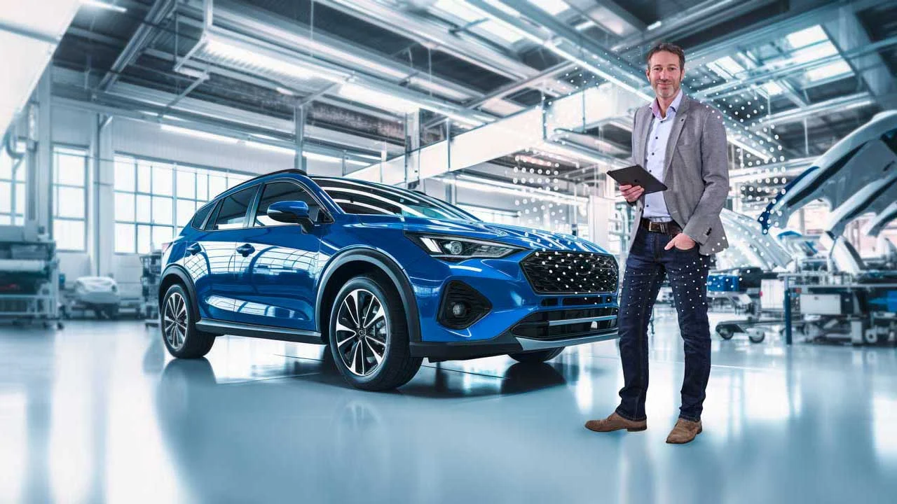 AI generated vehicle for Axalta Brand Identity Project